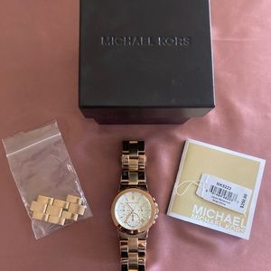 Michael Kors rose gold women’s watch